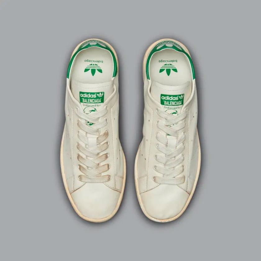 Giày Adidas Women Stan Smith x Balenciaga #White Green - Kallos Vietnam