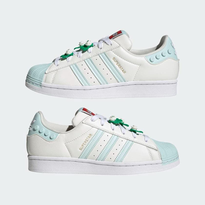 Giày Adidas Women Superstar x LEGO #Ice Mint - Kallos Vietnam