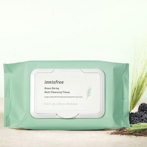 Giấy Tẩy Trang Green Barley Multi Cleansing Tissue - Kallos Vietnam