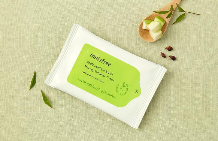 Giấy Tẩy Trang Innisfree Apple Seed Cleansing Tissues - Kallos Vietnam