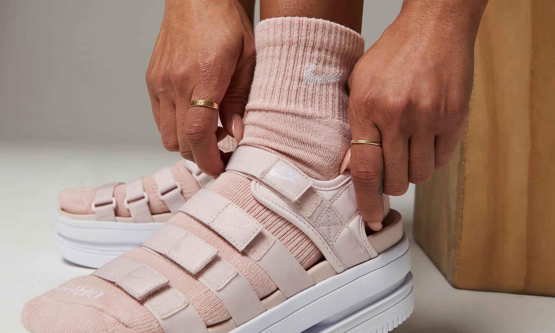 Giày Nike Icon Classic Women Sandals #Metallic Silver - Kallos Vietnam