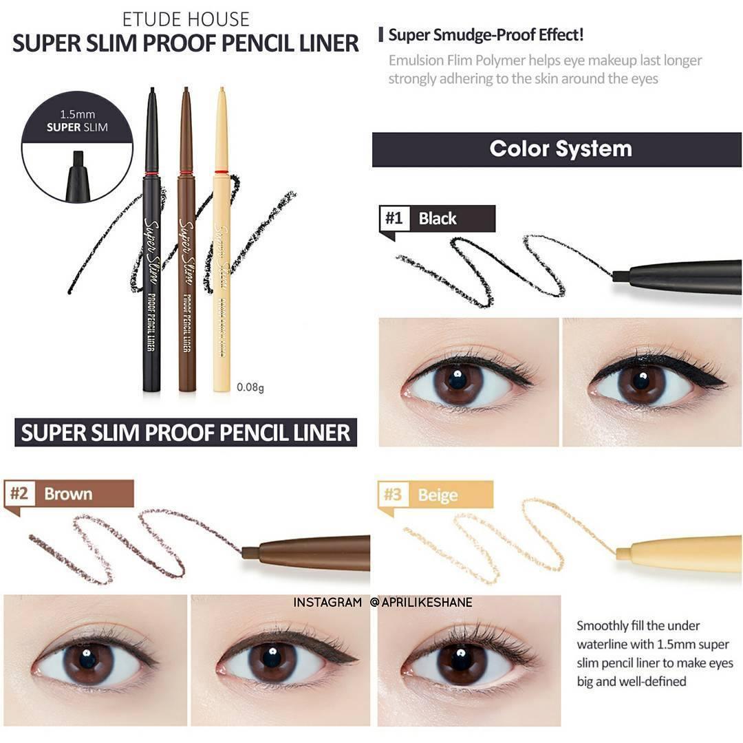Kẻ Mắt Etude House Super Slim Proof Pencil Liner - Kallos Vietnam