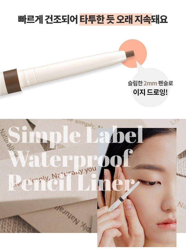 Kẻ Mắt Innisfree Simple Label Waterproof Pencil Liner - Kallos Vietnam