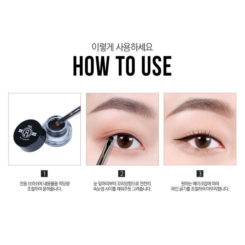 Kẻ Mắt Pro 8 Cheongdam Stay On Gel Eyeliner - Kallos Vietnam