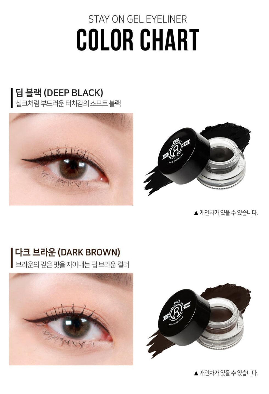 Kẻ Mắt Pro 8 Cheongdam Stay On Gel Eyeliner - Kallos Vietnam