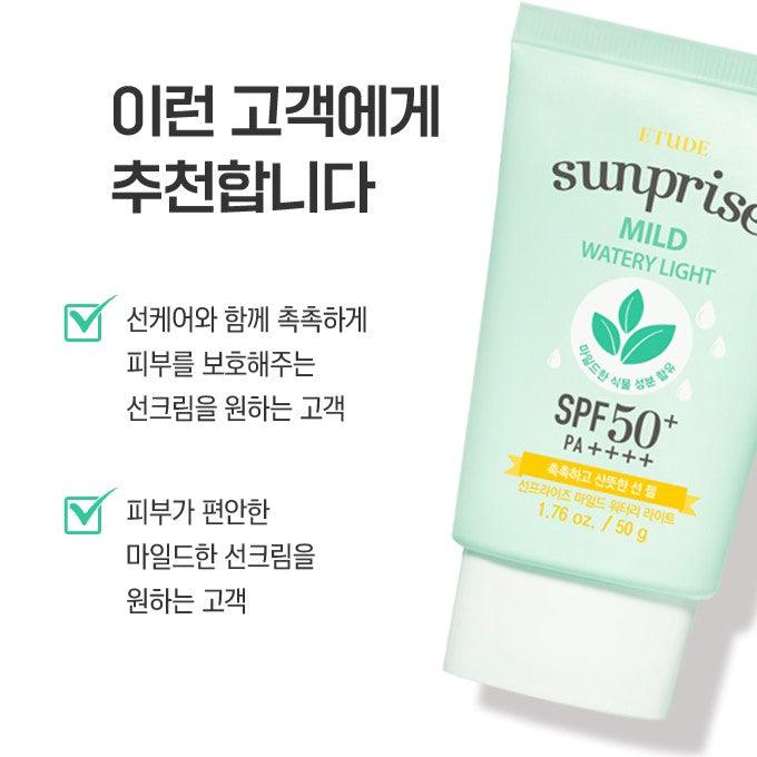 Kem Chống Nắng Etude House Sunprise Mild Watery Light - Kallos Vietnam