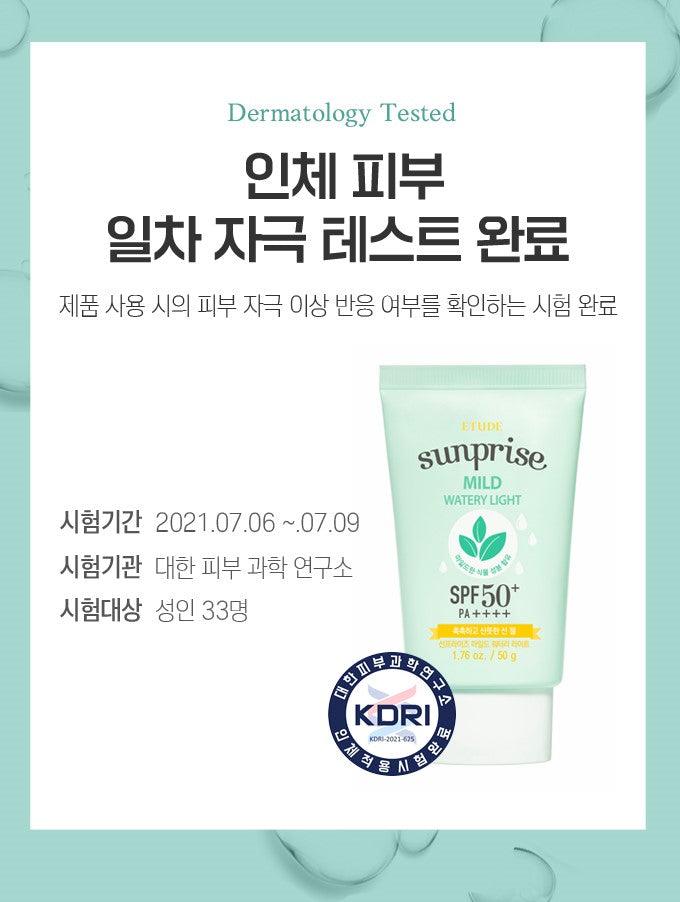 Kem Chống Nắng Etude House Sunprise Mild Watery Light - Kallos Vietnam