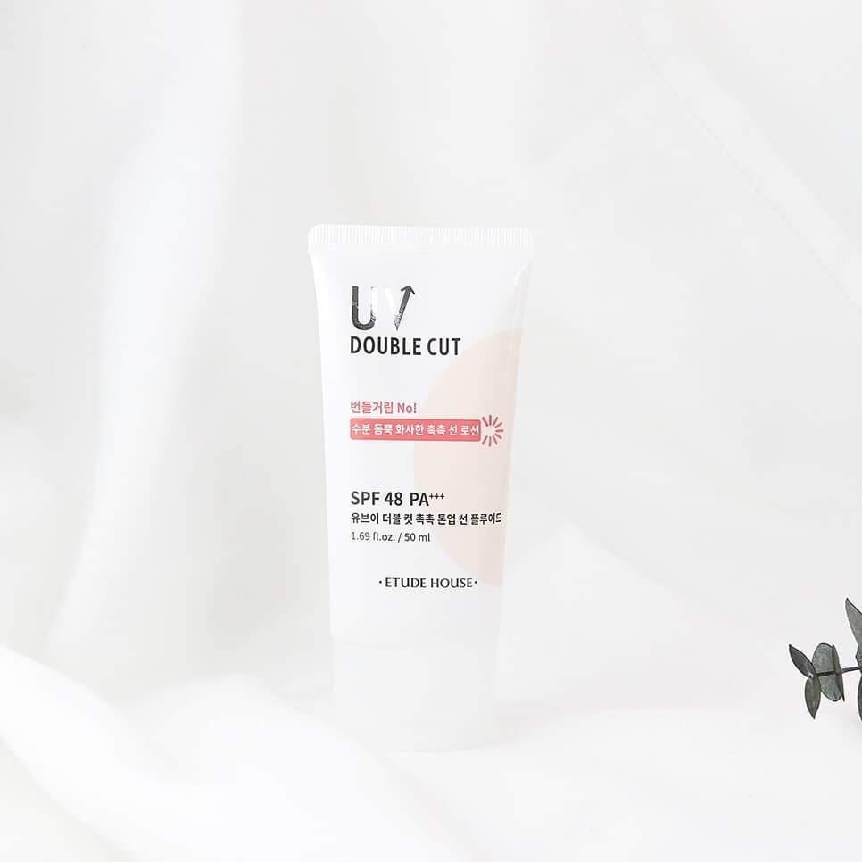 Kem Chống Nắng Etude House UV Double Cut Moisture Tone Up Sun Fluid - Kallos Vietnam