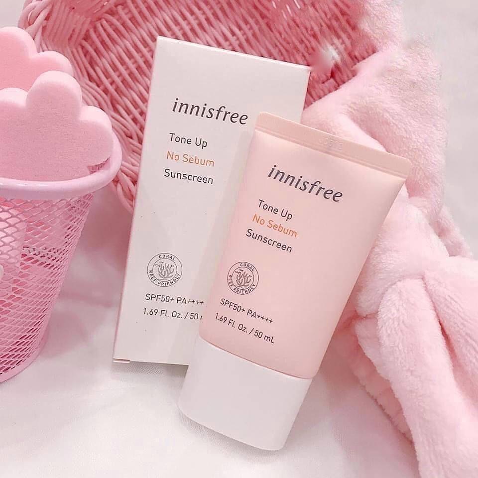 Kem Chống Nắng Innisfree Tone Up No Sebum Sunscreen - Kallos Vietnam