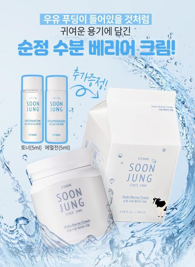 Kem Dưỡng Etude House Soon Jung Hydro Barrier Cream Milky New Year - Kallos Vietnam