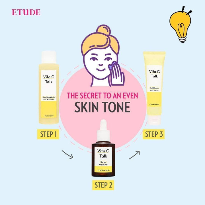 Kem Dưỡng Etude House Vita C Talk Gel Cream - Kallos Vietnam