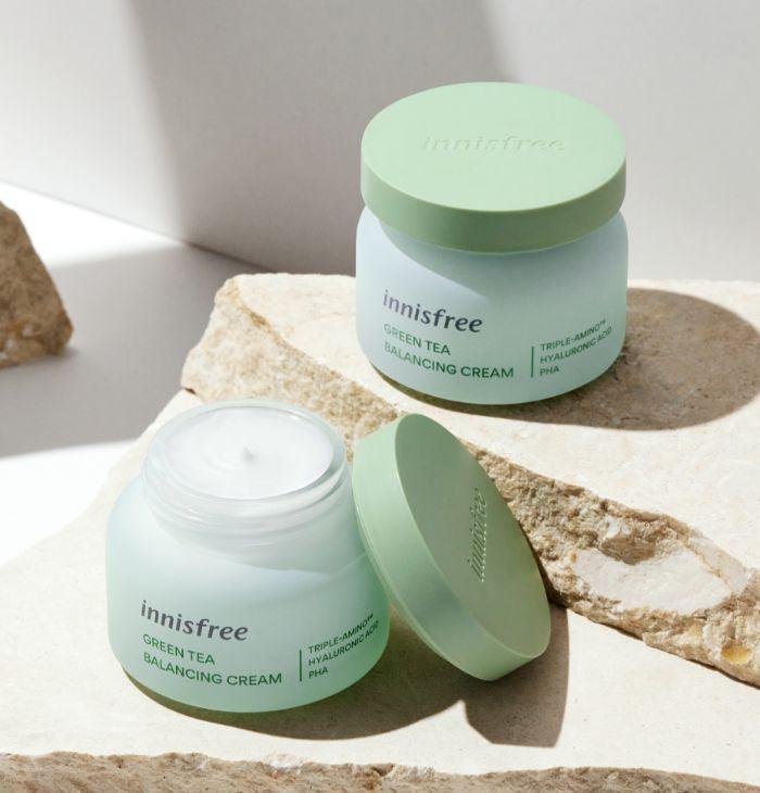 Kem Dưỡng Innisfree Green Tea Balancing Cream - Kallos Vietnam