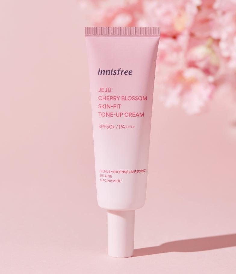 Kem Dưỡng Innisfree Jeju Cherry Blossom Skin Fit Tone Up Cream - Kallos Vietnam