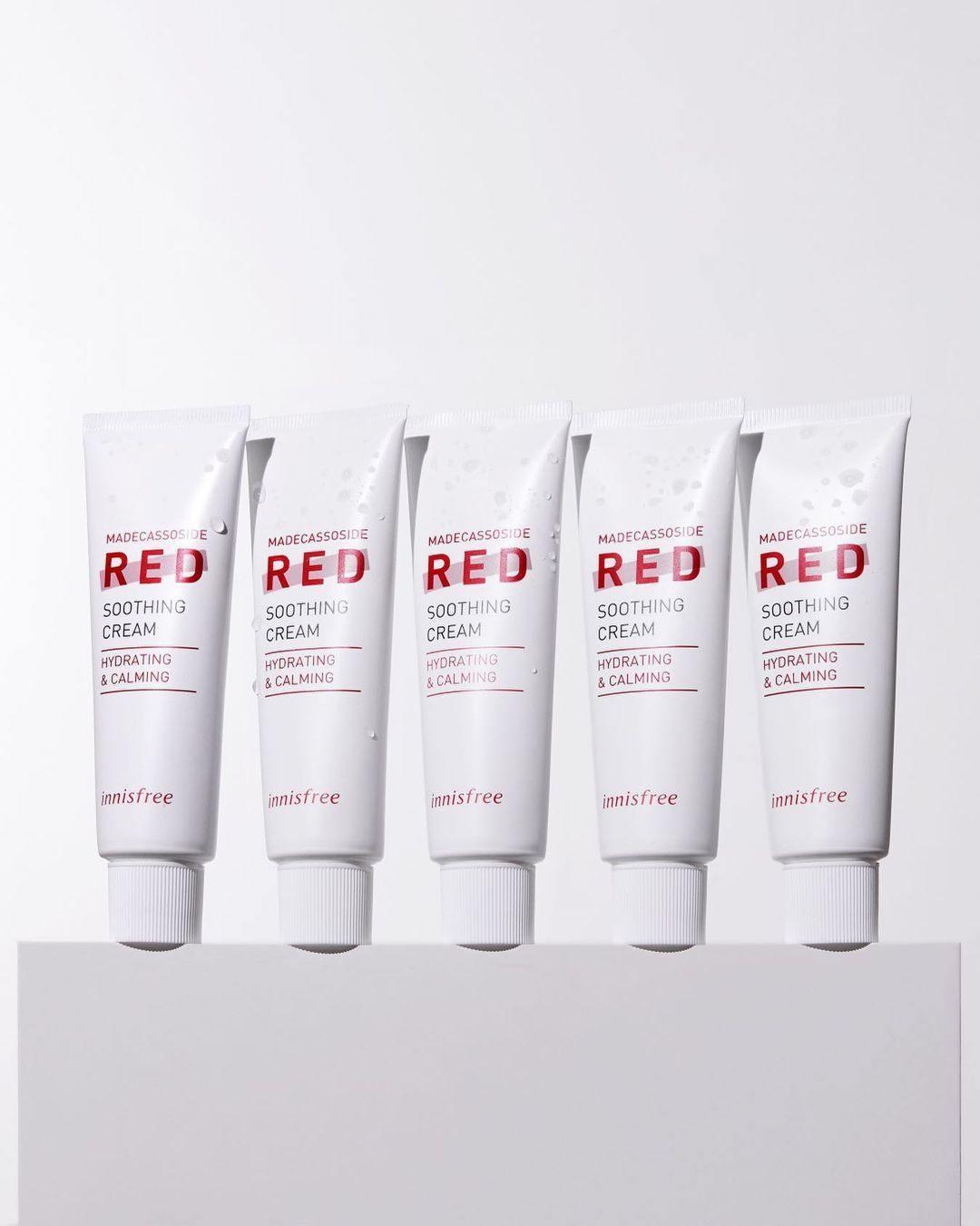 Kem Dưỡng Innisfree Madecassoside Red Soothing Cream - Kallos Vietnam