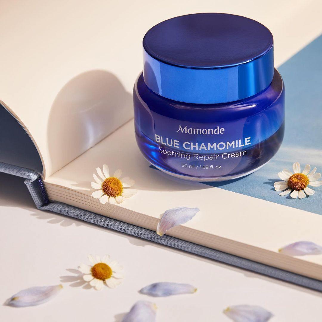 Kem Dưỡng Mamonde Blue Chamomile Soothing Repair Cream - Kallos Vietnam