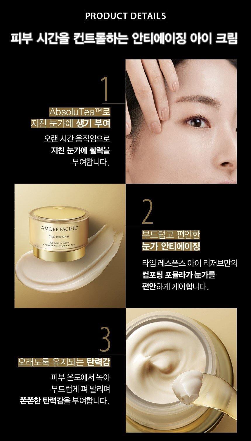 Kem Dưỡng Mắt Amore Pacific Time Response Eye Reserve Cream - Kallos Vietnam