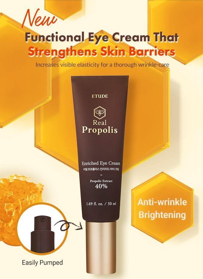 Kem Dưỡng Mắt Etude House Real Propolis Enriched Eye Cream - Kallos Vietnam