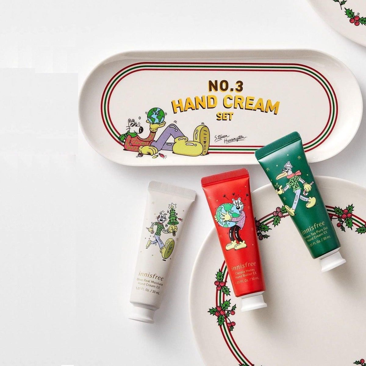 Kem Dưỡng Tay Innisfree Green Holidays Hand Cream Set - Kallos Vietnam