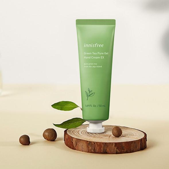 Kem Dưỡng Tay Innisfree Green Tea Pure Gel Hand Cream - Kallos Vietnam