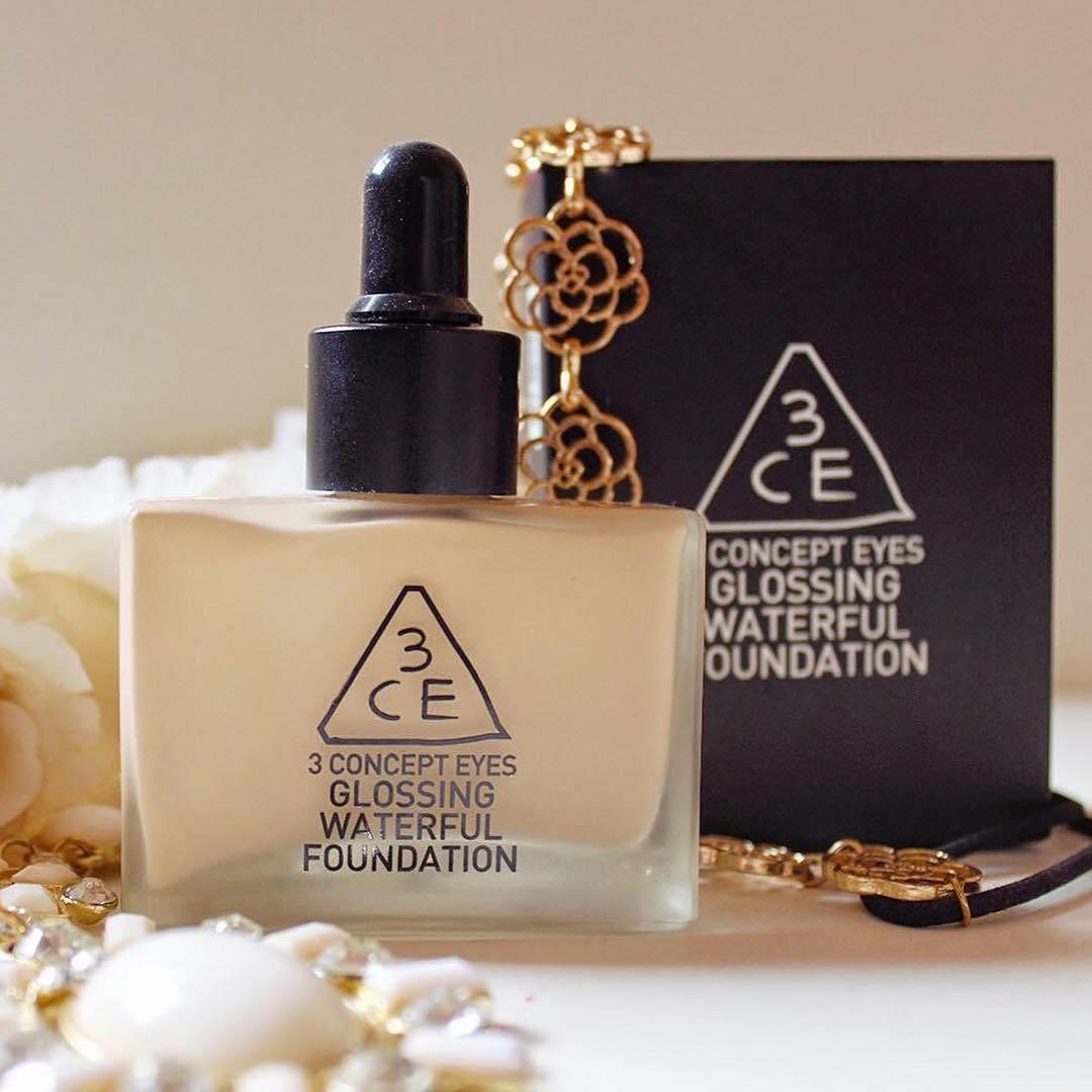 Kem Nền 3CE Glossing Waterful Foundation - Kallos Vietnam