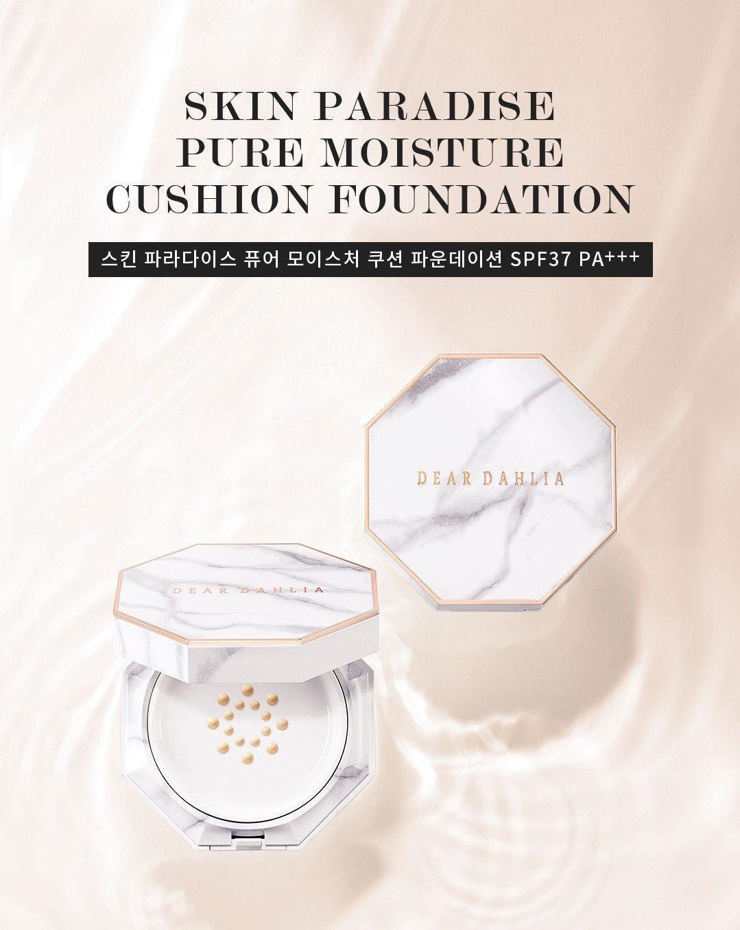 Kem Nền Dear Dahlia Skin Paradise Pure Moisture Cushion Foundation - Kallos Vietnam
