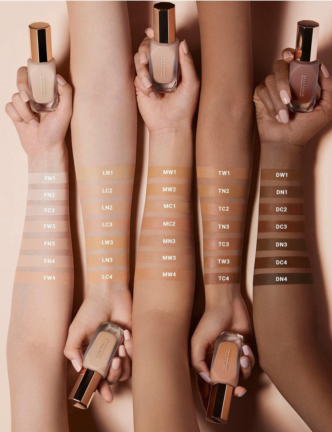Kem Nền DEAR DAHLIA Skin Paradise Sheer Silk Foundation - Kallos Vietnam