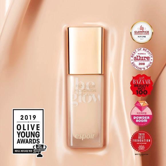 Beauty Awards 2019 Best Foundation 2019 Allure Kem Nền Espoir Pro