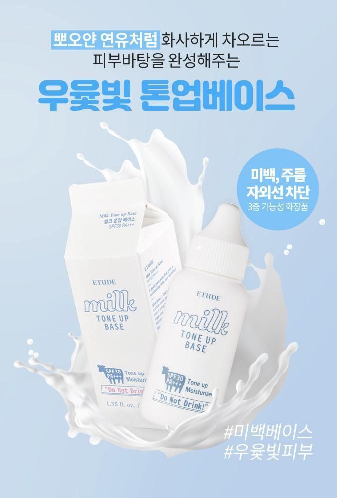 Kem Nền Etude House Milk Tone Up Base - Kallos Vietnam