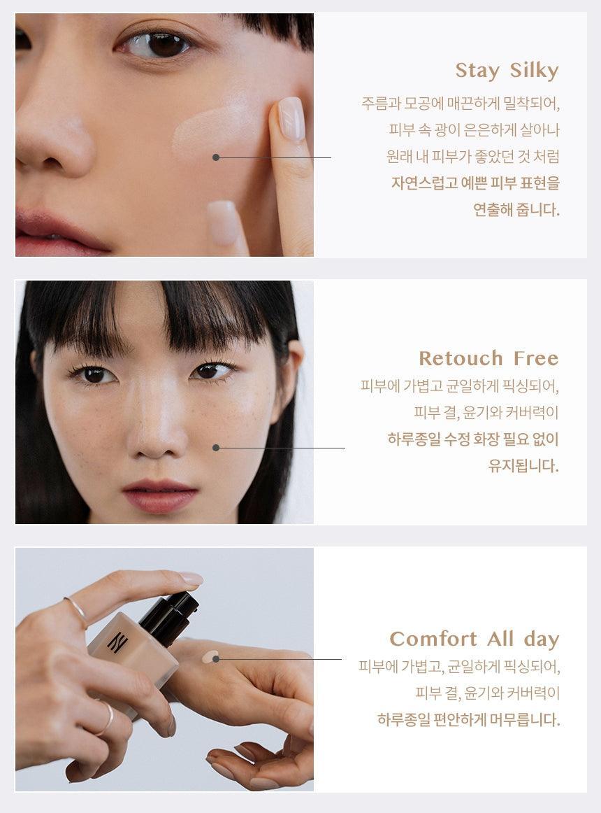 Kem Nền Hera Silky Stay 24H Longwear Foundation - Kallos Vietnam