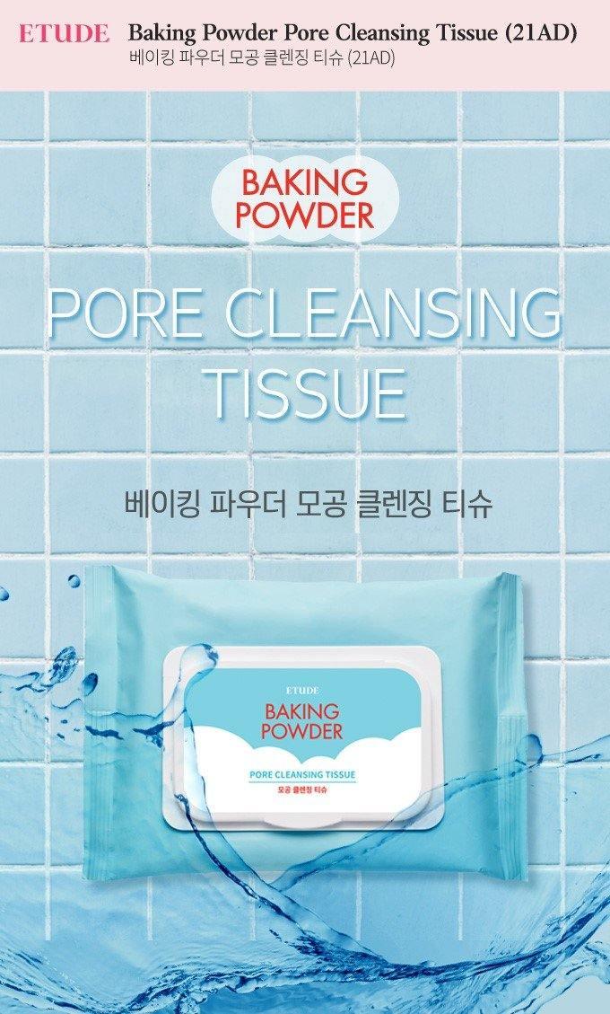 Khăn Giấy Tẩy Trang Etude House Baking Powder Pore Cleansing Tissue - Kallos Vietnam