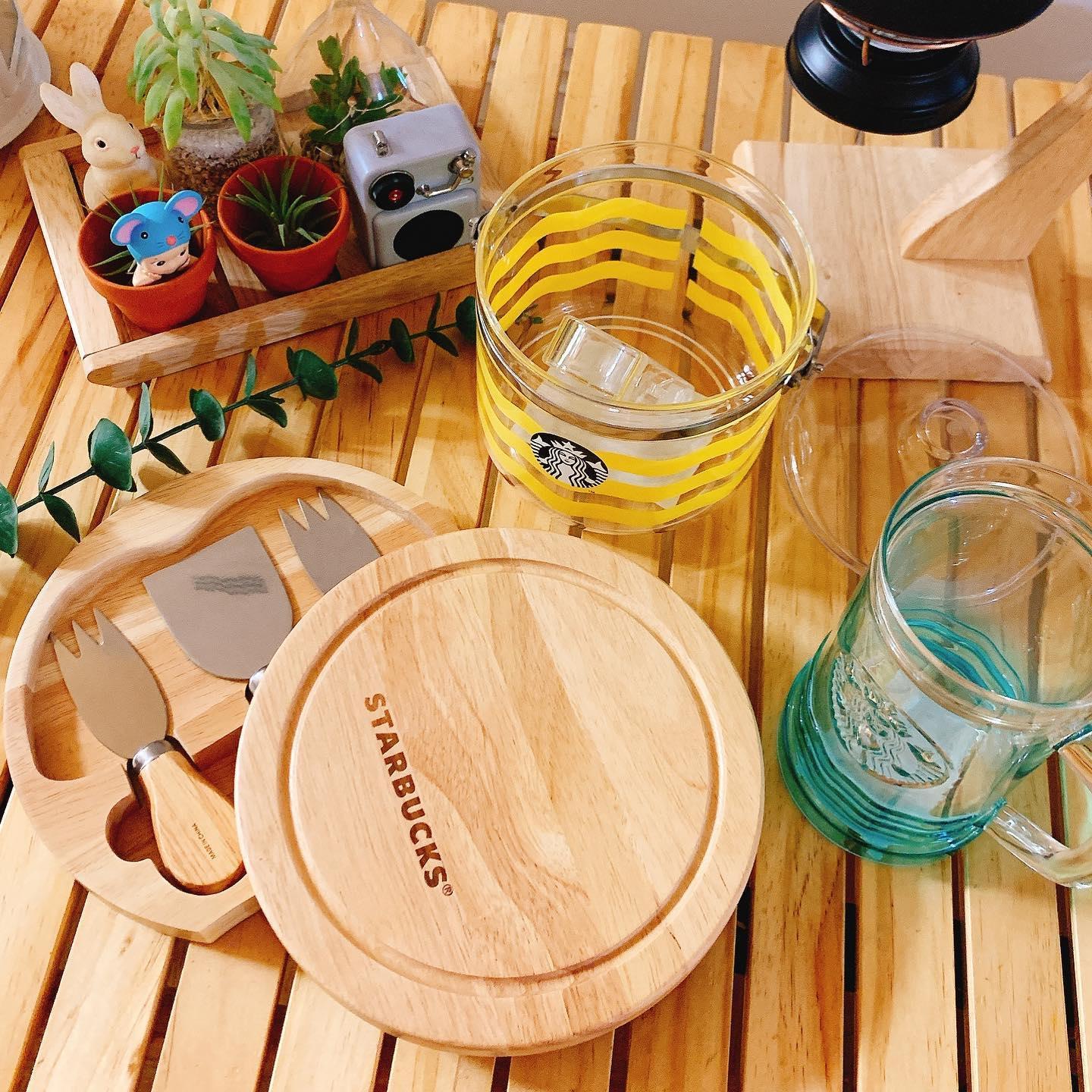 Khay Starbucks Summer Party Night Cheese Plate Set - Kallos Vietnam