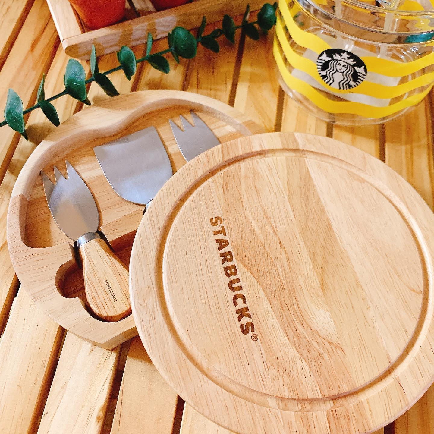 Khay Starbucks Summer Party Night Cheese Plate Set - Kallos Vietnam