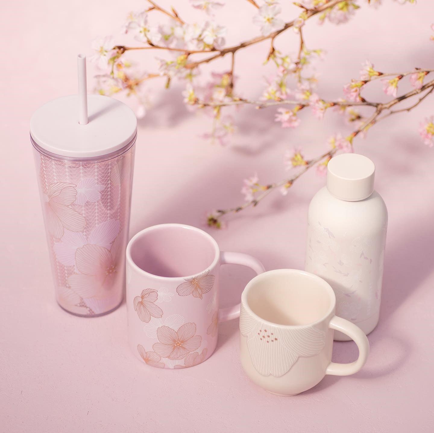 Ly Starbucks 22 Cherry Blossom White Mug - Kallos Vietnam