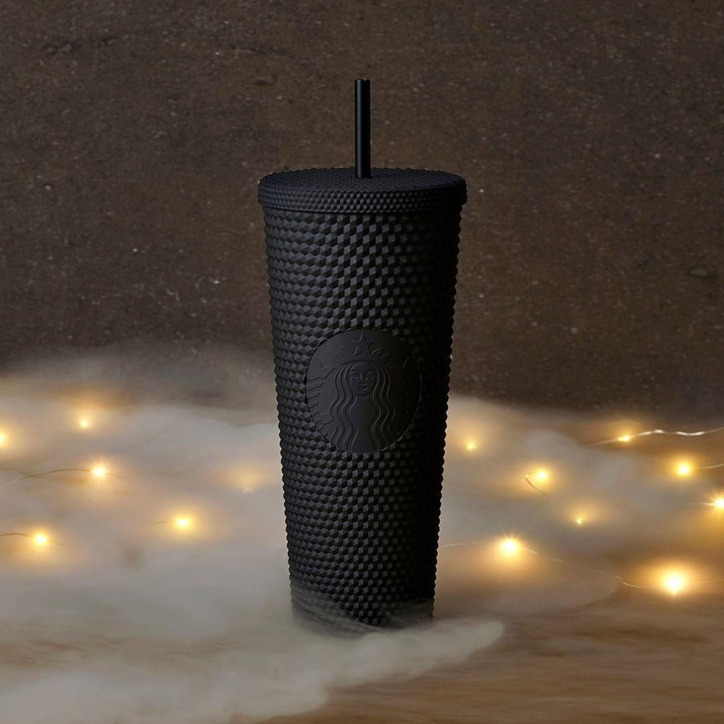 Ly Starbucks 22 Halloween Black Matte Stud Cold Cup – Kallos