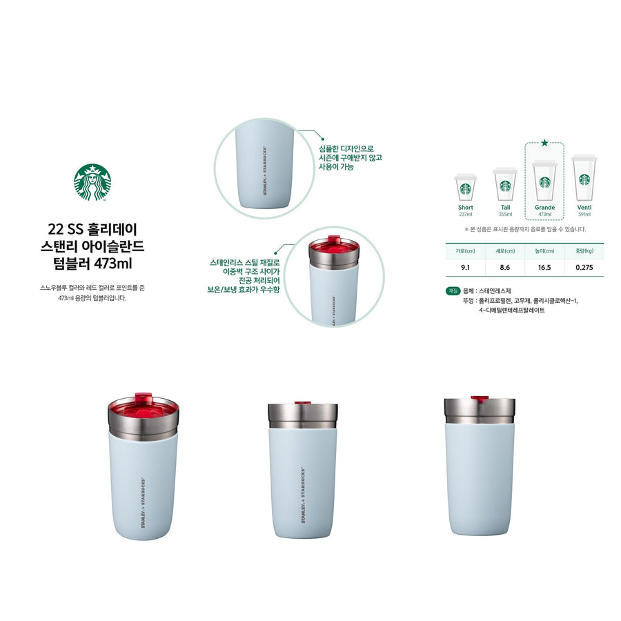 Ly Starbucks 22 SS Holiday Stanley Iceland Tumbler - Kallos Vietnam