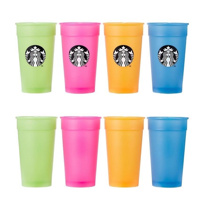 Ly Starbucks 22 Summer Color Changing Reusable Cold Cup Set - Kallos Vietnam