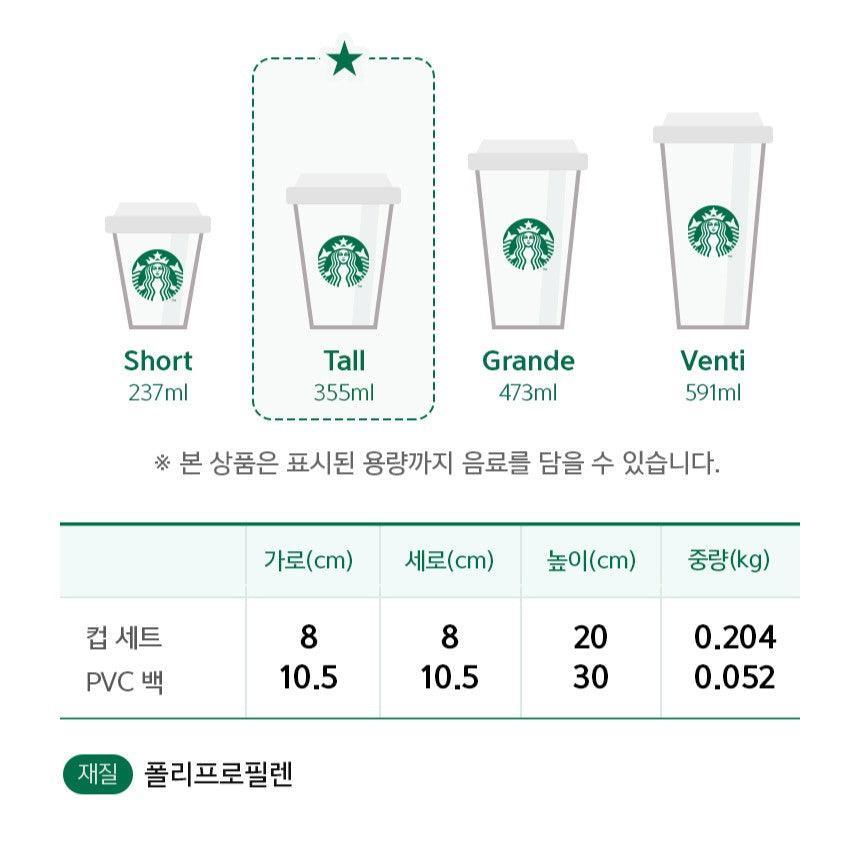 Ly Starbucks 22 Summer Color Changing Reusable Cold Cup Set - Kallos Vietnam