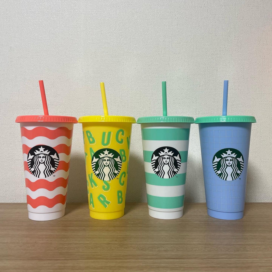 Ly Starbucks Active Summer 2022 Reusable Cold Cup Set - Kallos Vietnam