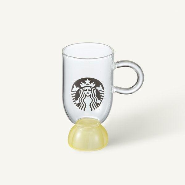 Ly Starbucks Flower Garden Yellow Handle Glass - Kallos Vietnam
