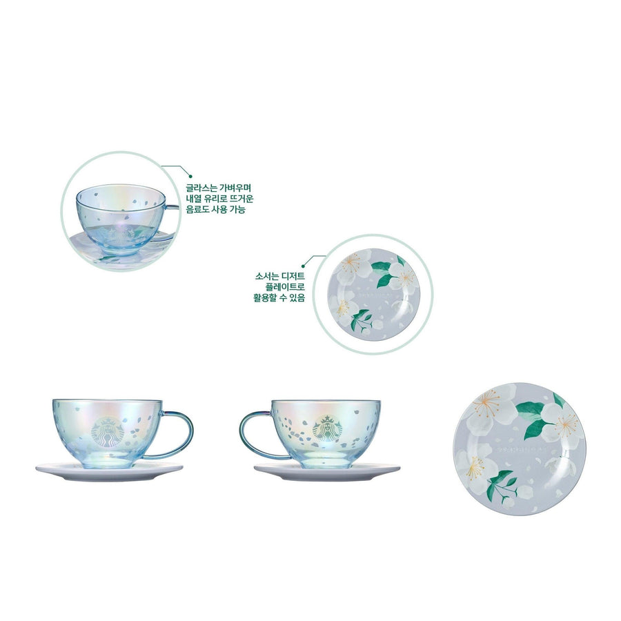 Ly Starbucks Glass Saucer Set - Kallos Vietnam