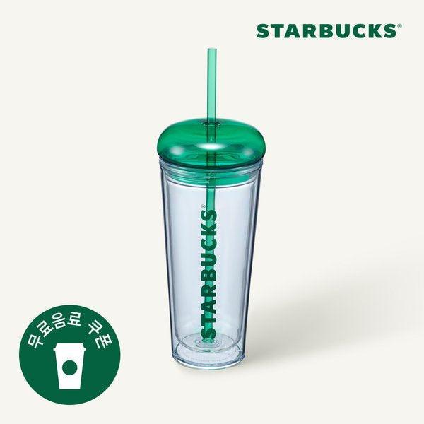 Ly Starbucks Green Wordmark Foam Cold Cup - Kallos Vietnam