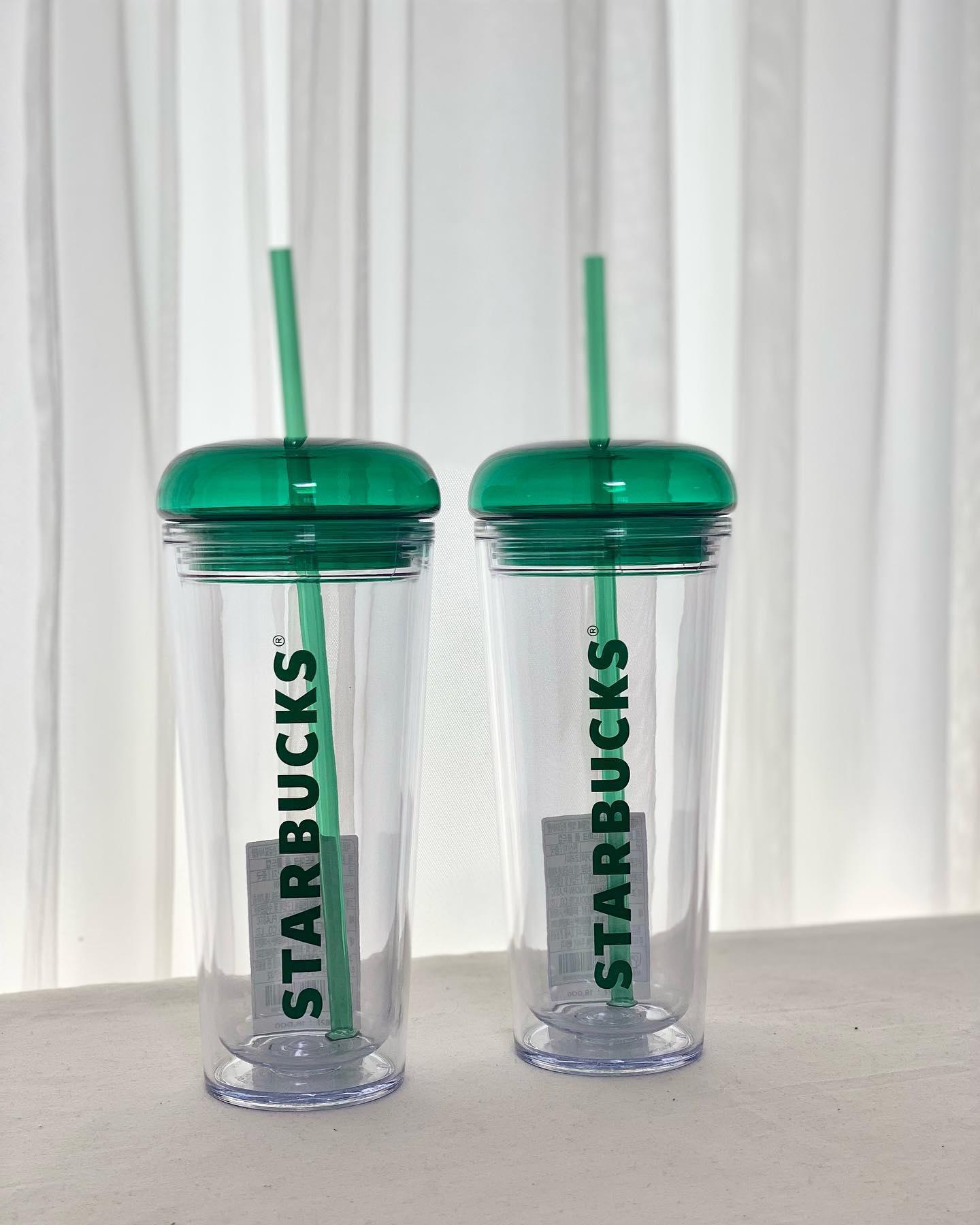 Ly Starbucks Green Wordmark Foam Cold Cup - Kallos Vietnam