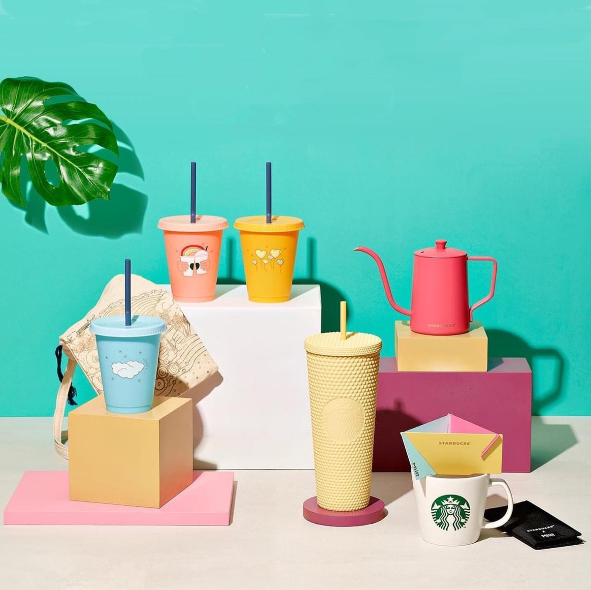 Ly Starbucks Joy Color Changing Cold Cup Set - Kallos Vietnam