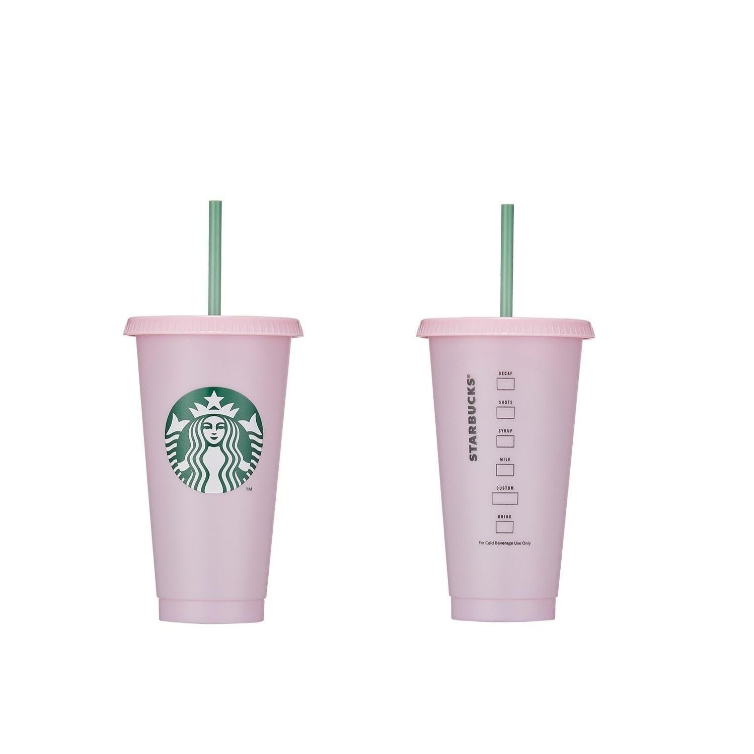 Ly Starbucks Strawberry Matcha Color Changing Reusable Cold Cup Set - Kallos Vietnam