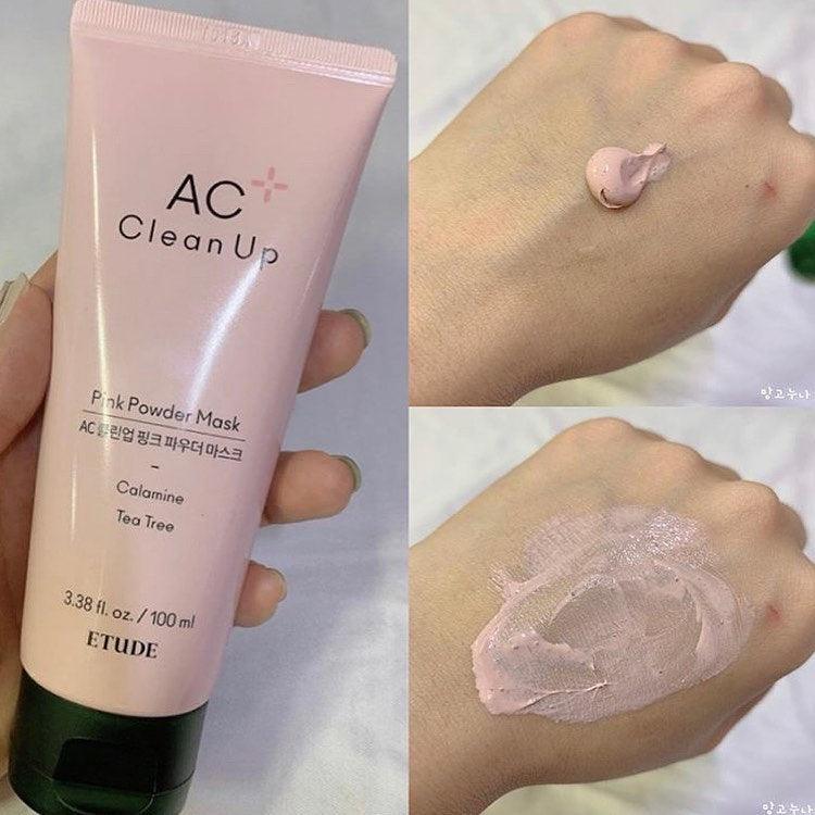 Mặt Nạ Etude House AC Clean Up Pink Powder Mask - Kallos Vietnam