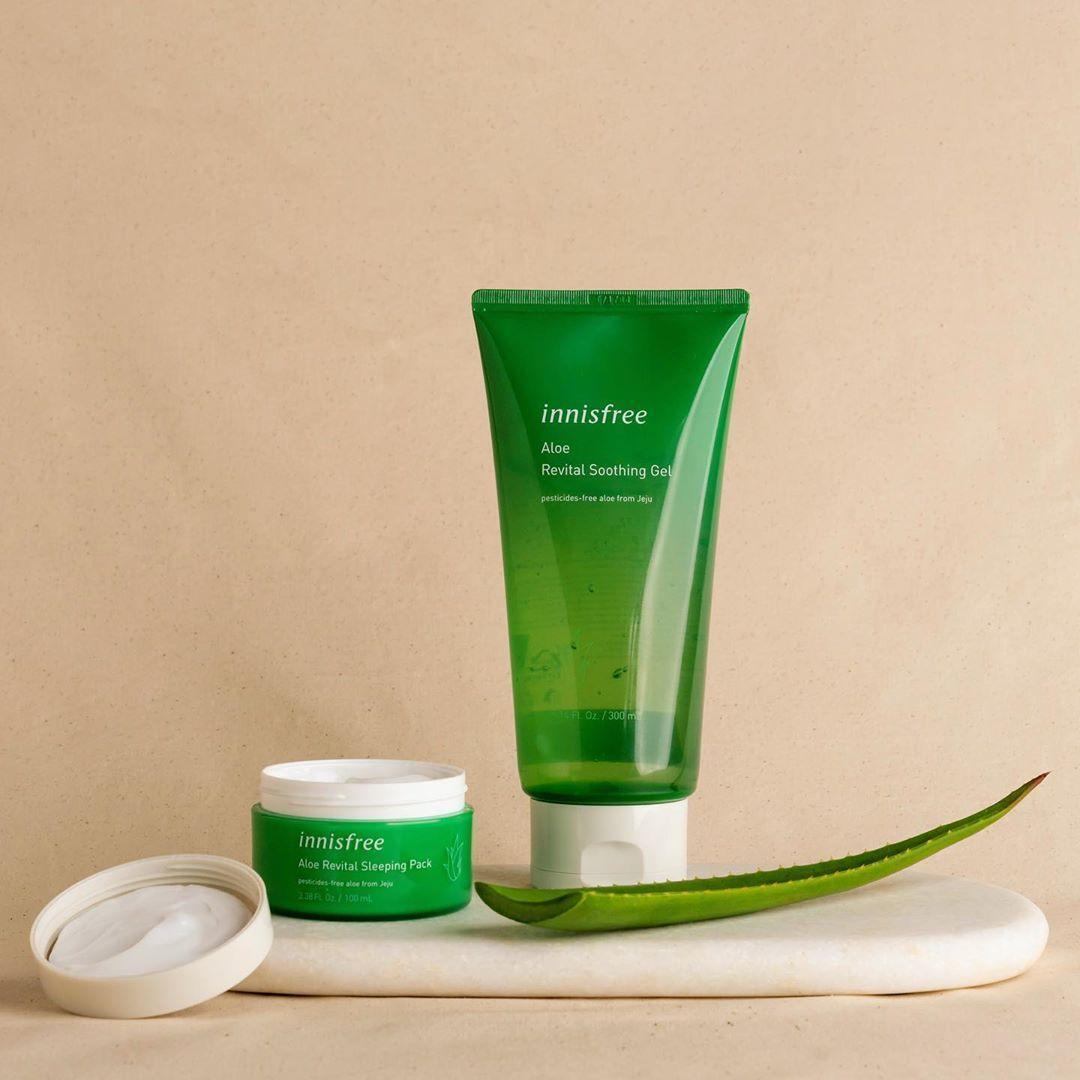 Mặt Nạ Innisfree Aloe Revital Sleeping Pack - Kallos Vietnam