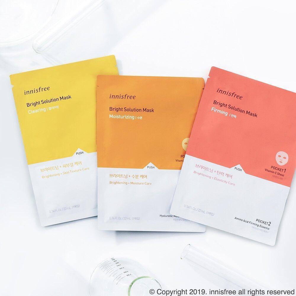Mặt Nạ Innisfree Bright Solution Mask - Kallos Vietnam