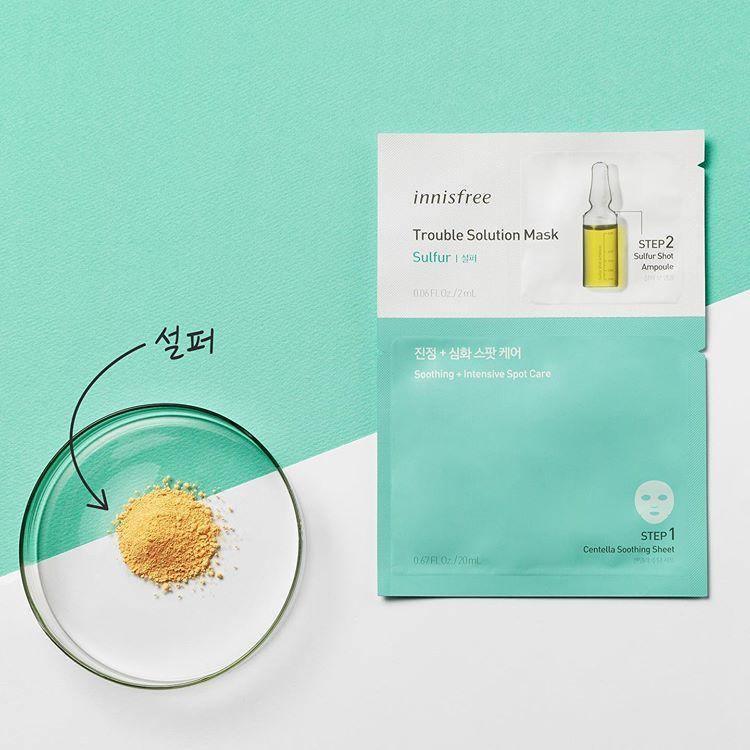 Mặt Nạ Innisfree Trouble Solution Mask - Kallos Vietnam