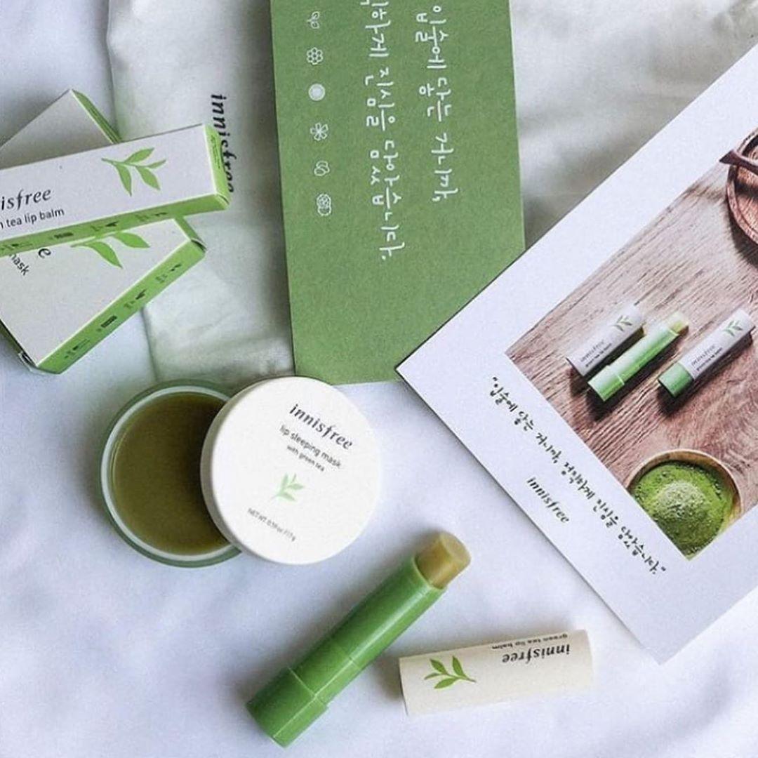 Mặt Nạ Môi Innisfree Green Tea Lip Sleeping Mask - Kallos Vietnam