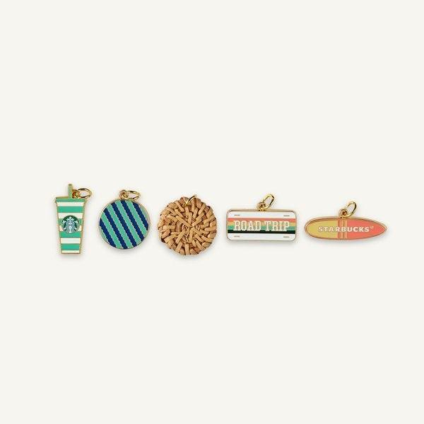 Mặt Starbucks Summer Party Night Glass Charm Set - Kallos Vietnam